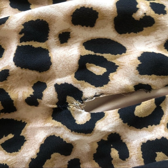 AVEC LES FILLES Leopard Mock Neck Dress - Picture 7 of 7